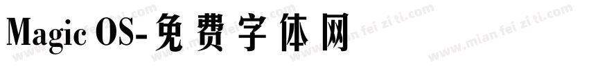 Magic OS字体转换